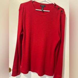 Ralph Lauren Vibrant Red Crew Neck Shirt